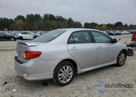 2009 Toyota Corolla Base из США, поврежденный, VIN 2T1BU40E89C147380